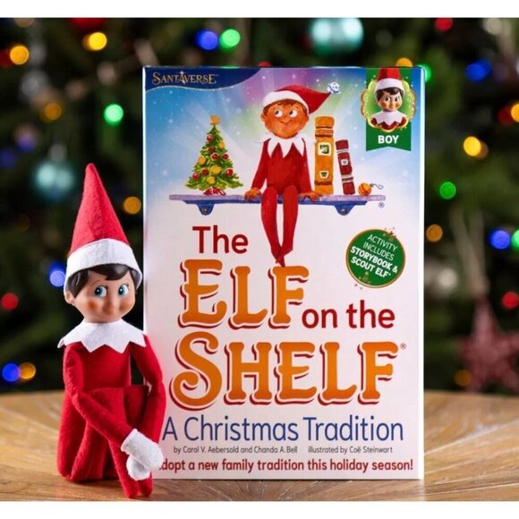 The Elf on the Shelf - Blue Eye Boy Elf - by Chanda Bell (Hardcover) Book & Elf - Picture 4 of 10